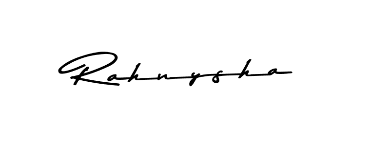 You should practise on your own different ways (Asem Kandis PERSONAL USE) to write your name (Rahnysha) in signature. don't let someone else do it for you. Rahnysha signature style 9 images and pictures png