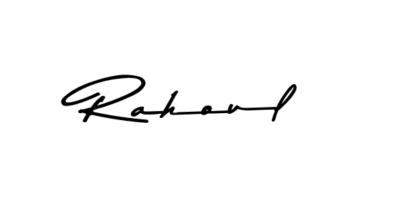 Rahoul stylish signature style. Best Handwritten Sign (Asem Kandis PERSONAL USE) for my name. Handwritten Signature Collection Ideas for my name Rahoul. Rahoul signature style 9 images and pictures png