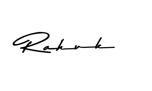 How to Draw Rahuk signature style? Asem Kandis PERSONAL USE is a latest design signature styles for name Rahuk. Rahuk signature style 9 images and pictures png