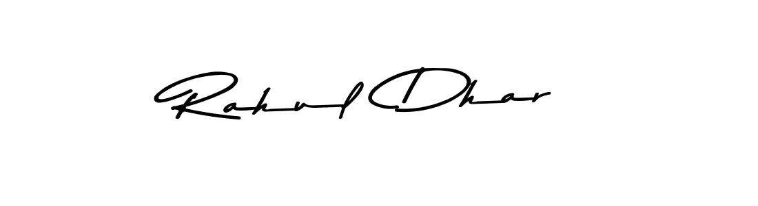 Also You can easily find your signature by using the search form. We will create Rahul  Dhar name handwritten signature images for you free of cost using Asem Kandis PERSONAL USE sign style. Rahul  Dhar signature style 9 images and pictures png