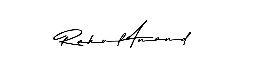 How to make Rahul Anand name signature. Use Asem Kandis PERSONAL USE style for creating short signs online. This is the latest handwritten sign. Rahul Anand signature style 9 images and pictures png