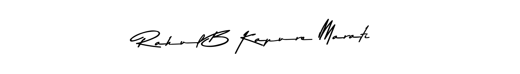 How to make Rahul B Kapure Marati signature? Asem Kandis PERSONAL USE is a professional autograph style. Create handwritten signature for Rahul B Kapure Marati name. Rahul B Kapure Marati signature style 9 images and pictures png