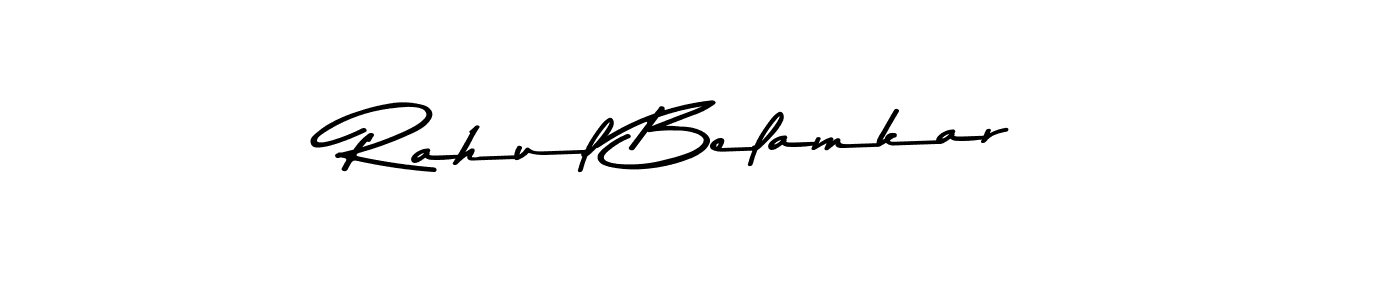 if you are searching for the best signature style for your name Rahul Belamkar. so please give up your signature search. here we have designed multiple signature styles  using Asem Kandis PERSONAL USE. Rahul Belamkar signature style 9 images and pictures png