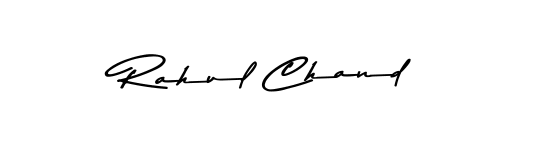 Create a beautiful signature design for name Rahul Chand. With this signature (Asem Kandis PERSONAL USE) fonts, you can make a handwritten signature for free. Rahul Chand signature style 9 images and pictures png