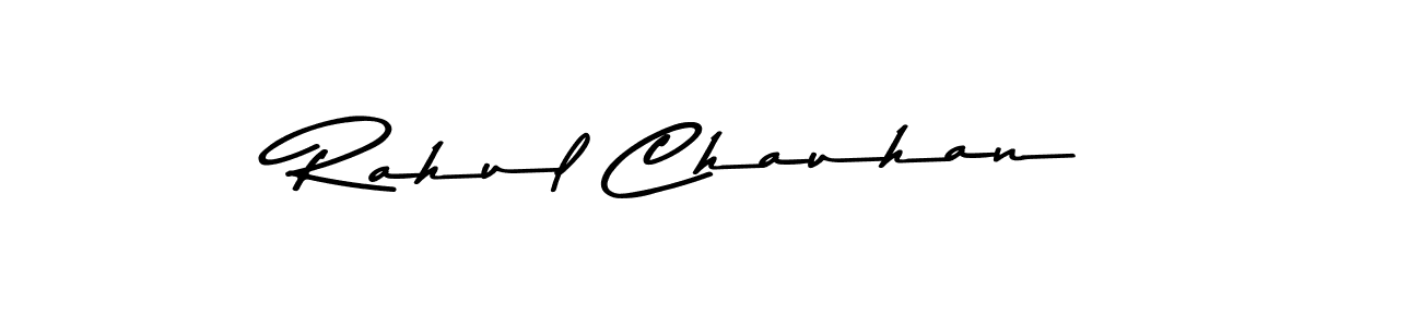 Create a beautiful signature design for name Rahul Chauhan. With this signature (Asem Kandis PERSONAL USE) fonts, you can make a handwritten signature for free. Rahul Chauhan signature style 9 images and pictures png