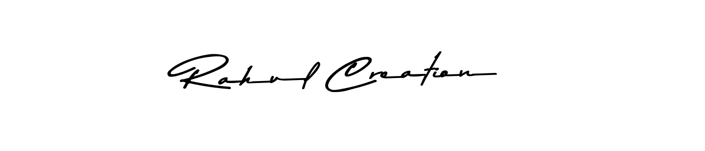 Also You can easily find your signature by using the search form. We will create Rahul Creation name handwritten signature images for you free of cost using Asem Kandis PERSONAL USE sign style. Rahul Creation signature style 9 images and pictures png