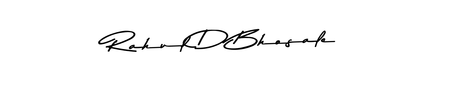 Use a signature maker to create a handwritten signature online. With this signature software, you can design (Asem Kandis PERSONAL USE) your own signature for name Rahul D Bhosale. Rahul D Bhosale signature style 9 images and pictures png