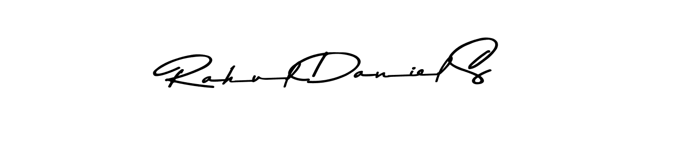 You should practise on your own different ways (Asem Kandis PERSONAL USE) to write your name (Rahul Daniel S) in signature. don't let someone else do it for you. Rahul Daniel S signature style 9 images and pictures png