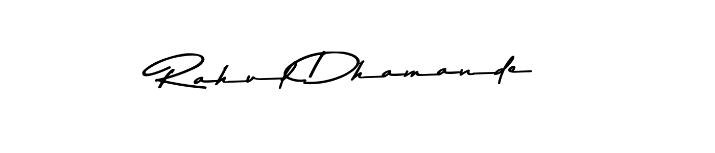 It looks lik you need a new signature style for name Rahul Dhamande. Design unique handwritten (Asem Kandis PERSONAL USE) signature with our free signature maker in just a few clicks. Rahul Dhamande signature style 9 images and pictures png