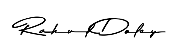 Achieve flawless digital penmanship with Rahul Doley name in Asem Kandis PERSONAL USE font. The perfect tool for creating online signatures. Rahul Doley signature style 9 images and pictures png