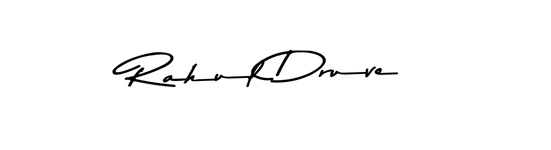 Design your own signature with our free online signature maker. With this signature software, you can create a handwritten (Asem Kandis PERSONAL USE) signature for name Rahul Druve. Rahul Druve signature style 9 images and pictures png