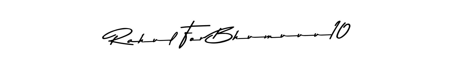 Similarly Asem Kandis PERSONAL USE is the best handwritten signature design. Signature creator online .You can use it as an online autograph creator for name Rahul For Bhumuuu10. Rahul For Bhumuuu10 signature style 9 images and pictures png