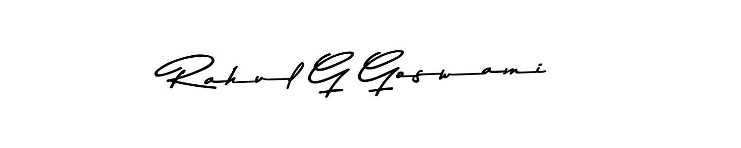 This is the best signature style for the Rahul G Goswami name. Also you like these signature font (Asem Kandis PERSONAL USE). Mix name signature. Rahul G Goswami signature style 9 images and pictures png