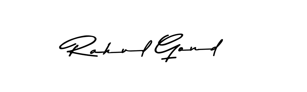 This is the best signature style for the Rahul Gond name. Also you like these signature font (Asem Kandis PERSONAL USE). Mix name signature. Rahul Gond signature style 9 images and pictures png