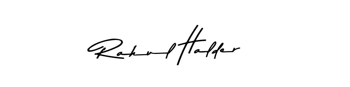 Asem Kandis PERSONAL USE is a professional signature style that is perfect for those who want to add a touch of class to their signature. It is also a great choice for those who want to make their signature more unique. Get Rahul Halder name to fancy signature for free. Rahul Halder signature style 9 images and pictures png