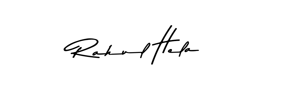 How to make Rahul Hela name signature. Use Asem Kandis PERSONAL USE style for creating short signs online. This is the latest handwritten sign. Rahul Hela signature style 9 images and pictures png