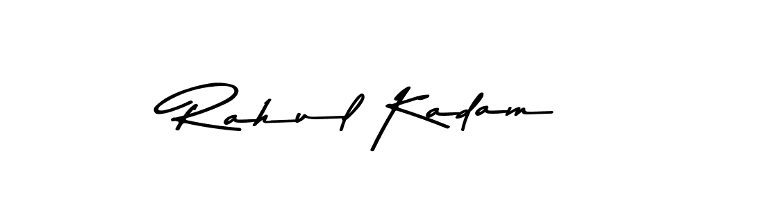 The best way (Asem Kandis PERSONAL USE) to make a short signature is to pick only two or three words in your name. The name Rahul Kadam include a total of six letters. For converting this name. Rahul Kadam signature style 9 images and pictures png