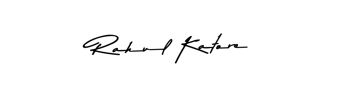Design your own signature with our free online signature maker. With this signature software, you can create a handwritten (Asem Kandis PERSONAL USE) signature for name Rahul Katore. Rahul Katore signature style 9 images and pictures png