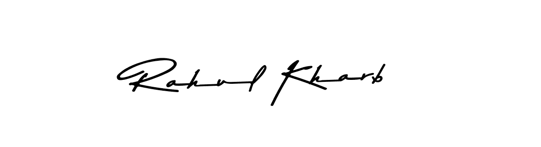 Asem Kandis PERSONAL USE is a professional signature style that is perfect for those who want to add a touch of class to their signature. It is also a great choice for those who want to make their signature more unique. Get Rahul Kharb name to fancy signature for free. Rahul Kharb signature style 9 images and pictures png