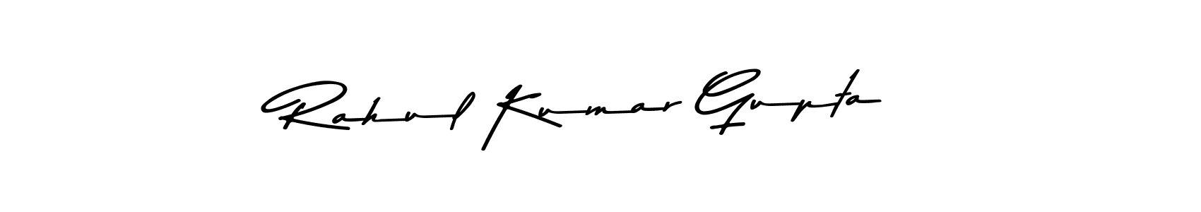 How to make Rahul Kumar Gupta name signature. Use Asem Kandis PERSONAL USE style for creating short signs online. This is the latest handwritten sign. Rahul Kumar Gupta signature style 9 images and pictures png