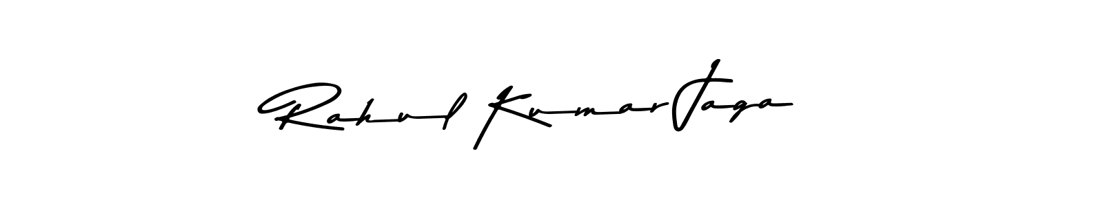 How to make Rahul Kumar Jaga name signature. Use Asem Kandis PERSONAL USE style for creating short signs online. This is the latest handwritten sign. Rahul Kumar Jaga signature style 9 images and pictures png
