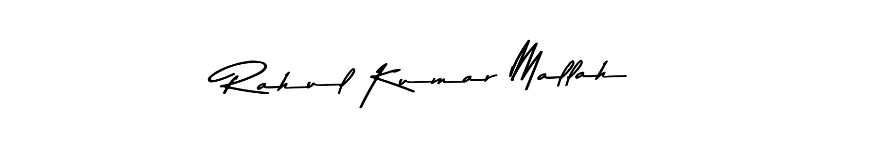 Create a beautiful signature design for name Rahul Kumar Mallah. With this signature (Asem Kandis PERSONAL USE) fonts, you can make a handwritten signature for free. Rahul Kumar Mallah signature style 9 images and pictures png