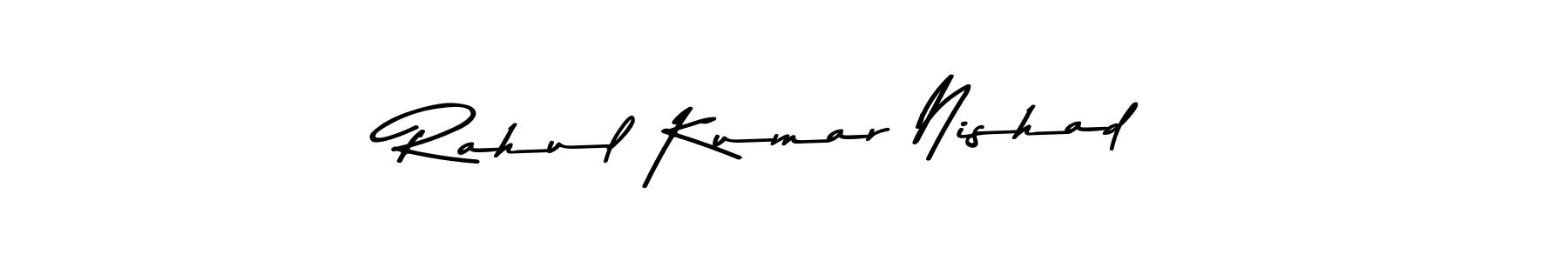 Make a beautiful signature design for name Rahul Kumar Nishad. With this signature (Asem Kandis PERSONAL USE) style, you can create a handwritten signature for free. Rahul Kumar Nishad signature style 9 images and pictures png
