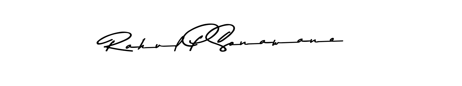 Design your own signature with our free online signature maker. With this signature software, you can create a handwritten (Asem Kandis PERSONAL USE) signature for name Rahul P Sonawane. Rahul P Sonawane signature style 9 images and pictures png