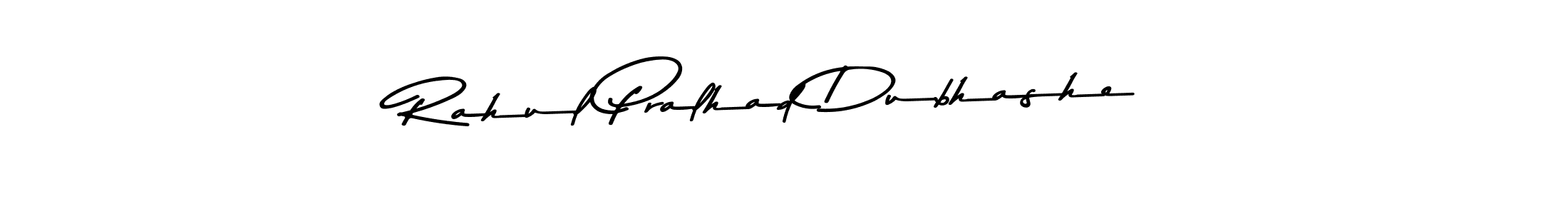 The best way (Asem Kandis PERSONAL USE) to make a short signature is to pick only two or three words in your name. The name Rahul Pralhad Dubhashe include a total of six letters. For converting this name. Rahul Pralhad Dubhashe signature style 9 images and pictures png