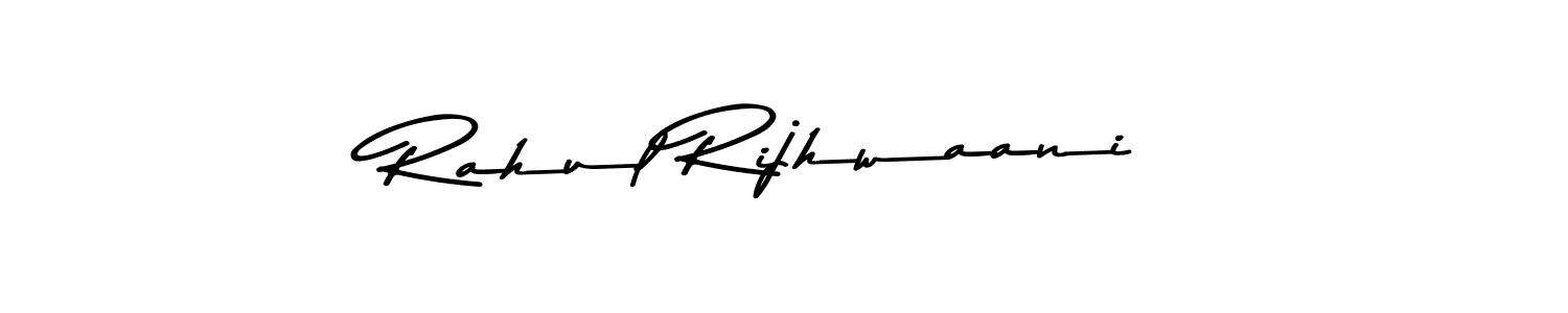 Make a beautiful signature design for name Rahul Rijhwaani. With this signature (Asem Kandis PERSONAL USE) style, you can create a handwritten signature for free. Rahul Rijhwaani signature style 9 images and pictures png