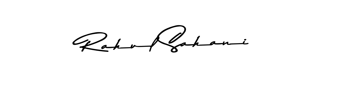 You should practise on your own different ways (Asem Kandis PERSONAL USE) to write your name (Rahul Sahani) in signature. don't let someone else do it for you. Rahul Sahani signature style 9 images and pictures png