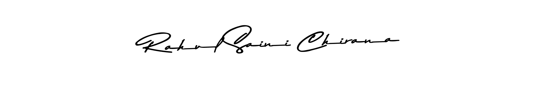 How to make Rahul Saini Chirana name signature. Use Asem Kandis PERSONAL USE style for creating short signs online. This is the latest handwritten sign. Rahul Saini Chirana signature style 9 images and pictures png