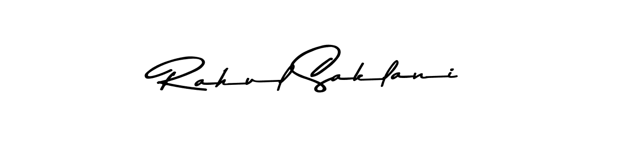 Use a signature maker to create a handwritten signature online. With this signature software, you can design (Asem Kandis PERSONAL USE) your own signature for name Rahul Saklani. Rahul Saklani signature style 9 images and pictures png