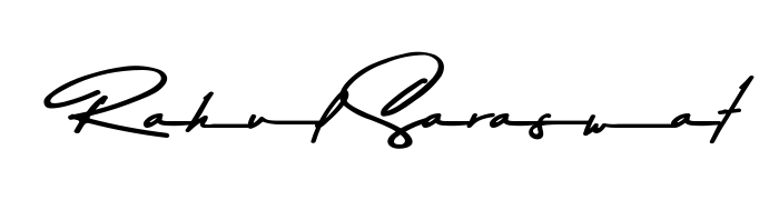 Generate high-definition signature styles for Rahul Saraswat. The Asem Kandis PERSONAL USE typeface ensures crisp legibility and sophisticated design. Rahul Saraswat signature style 9 images and pictures png