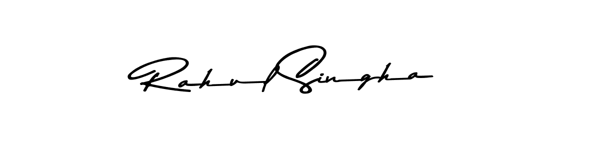 Create a beautiful signature design for name Rahul Singha. With this signature (Asem Kandis PERSONAL USE) fonts, you can make a handwritten signature for free. Rahul Singha signature style 9 images and pictures png