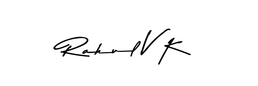 This is the best signature style for the Rahul V K name. Also you like these signature font (Asem Kandis PERSONAL USE). Mix name signature. Rahul V K signature style 9 images and pictures png