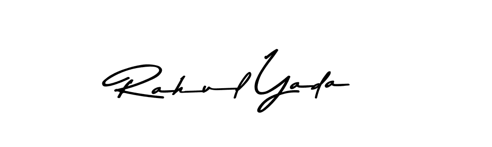 How to make Rahul Yada name signature. Use Asem Kandis PERSONAL USE style for creating short signs online. This is the latest handwritten sign. Rahul Yada signature style 9 images and pictures png