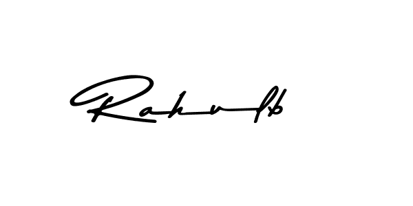 Make a beautiful signature design for name Rahulb. With this signature (Asem Kandis PERSONAL USE) style, you can create a handwritten signature for free. Rahulb signature style 9 images and pictures png