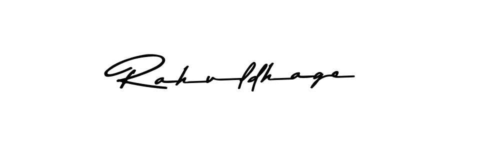 Rahuldhage stylish signature style. Best Handwritten Sign (Asem Kandis PERSONAL USE) for my name. Handwritten Signature Collection Ideas for my name Rahuldhage. Rahuldhage signature style 9 images and pictures png