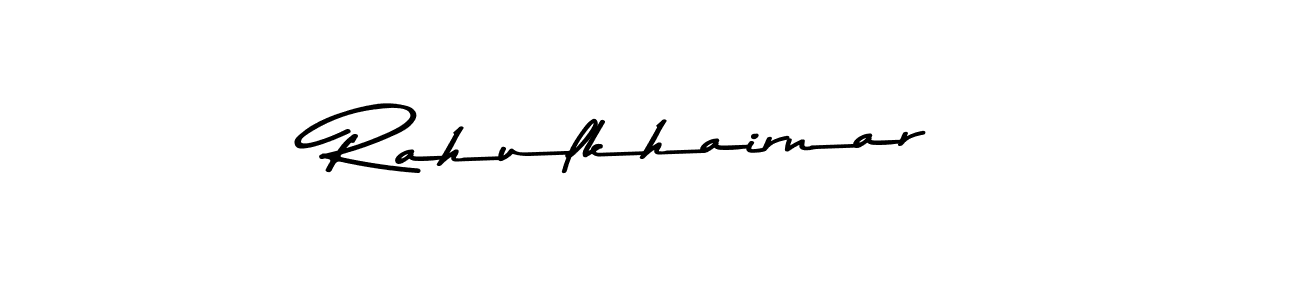 The best way (Asem Kandis PERSONAL USE) to make a short signature is to pick only two or three words in your name. The name Rahulkhairnar include a total of six letters. For converting this name. Rahulkhairnar signature style 9 images and pictures png