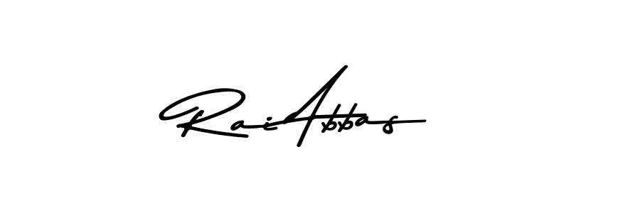 How to make Rai Abbas name signature. Use Asem Kandis PERSONAL USE style for creating short signs online. This is the latest handwritten sign. Rai Abbas signature style 9 images and pictures png