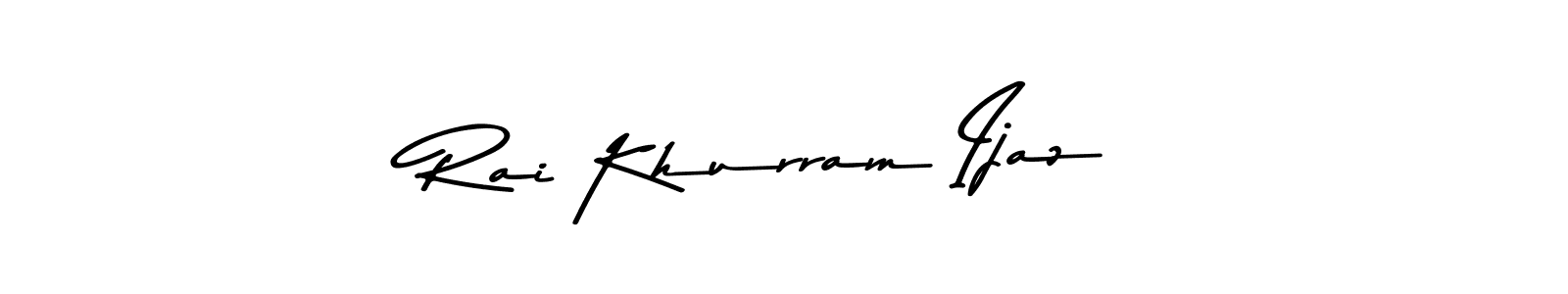 Use a signature maker to create a handwritten signature online. With this signature software, you can design (Asem Kandis PERSONAL USE) your own signature for name Rai Khurram Ijaz. Rai Khurram Ijaz signature style 9 images and pictures png
