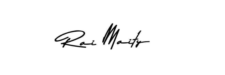 Rai Maity stylish signature style. Best Handwritten Sign (Asem Kandis PERSONAL USE) for my name. Handwritten Signature Collection Ideas for my name Rai Maity. Rai Maity signature style 9 images and pictures png