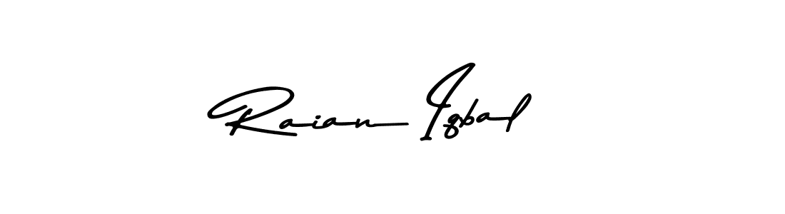 This is the best signature style for the Raian Iqbal name. Also you like these signature font (Asem Kandis PERSONAL USE). Mix name signature. Raian Iqbal signature style 9 images and pictures png