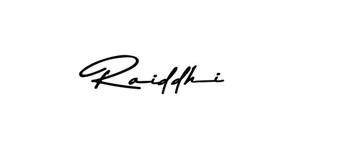 Raiddhi stylish signature style. Best Handwritten Sign (Asem Kandis PERSONAL USE) for my name. Handwritten Signature Collection Ideas for my name Raiddhi. Raiddhi signature style 9 images and pictures png