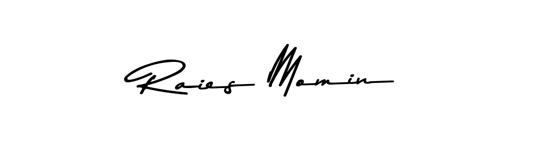 You should practise on your own different ways (Asem Kandis PERSONAL USE) to write your name (Raies Momin) in signature. don't let someone else do it for you. Raies Momin signature style 9 images and pictures png