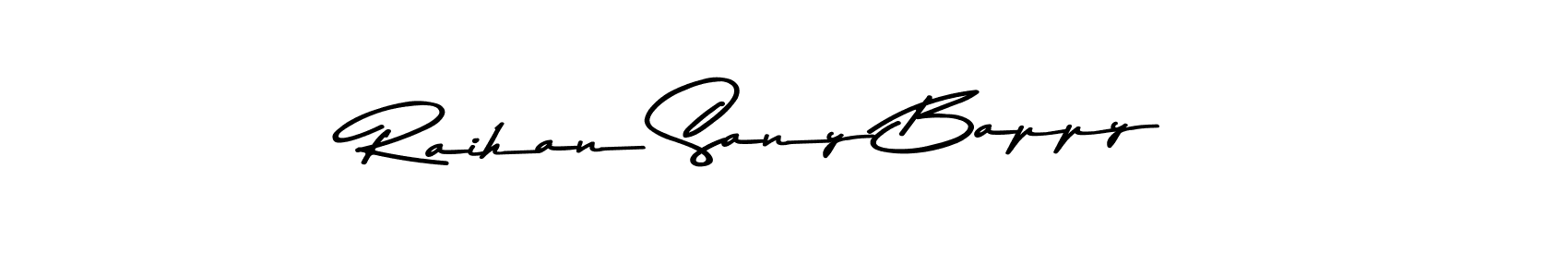 Also You can easily find your signature by using the search form. We will create Raihan Sany Bappy name handwritten signature images for you free of cost using Asem Kandis PERSONAL USE sign style. Raihan Sany Bappy signature style 9 images and pictures png