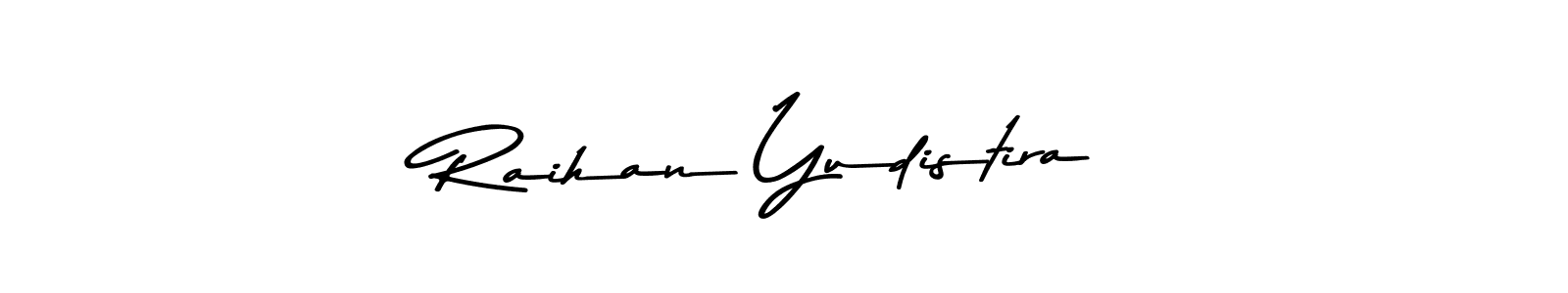 Make a beautiful signature design for name Raihan Yudistira. With this signature (Asem Kandis PERSONAL USE) style, you can create a handwritten signature for free. Raihan Yudistira signature style 9 images and pictures png