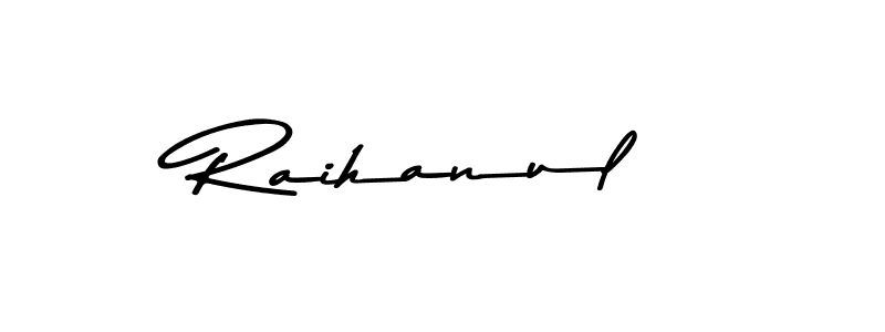 The best way (Asem Kandis PERSONAL USE) to make a short signature is to pick only two or three words in your name. The name Raihanul include a total of six letters. For converting this name. Raihanul signature style 9 images and pictures png