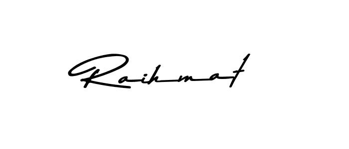 Create a beautiful signature design for name Raihmat. With this signature (Asem Kandis PERSONAL USE) fonts, you can make a handwritten signature for free. Raihmat signature style 9 images and pictures png